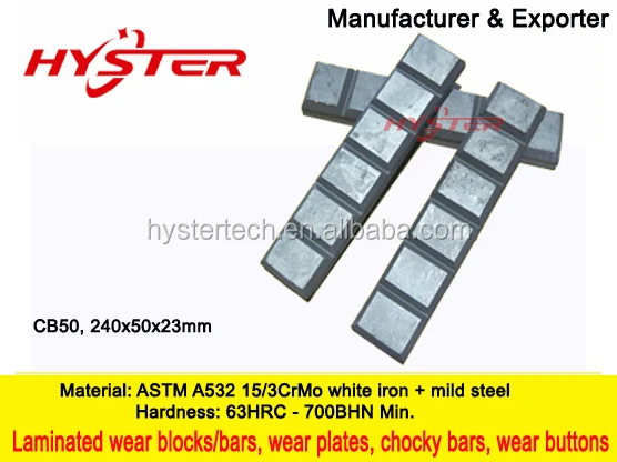 Antiabrasivos Bloques CHOCK BARS