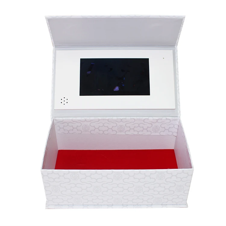 Factory wholesale eco-friendly hardcover 7 inch lcd big screen video box A4 7inch 256MB memory