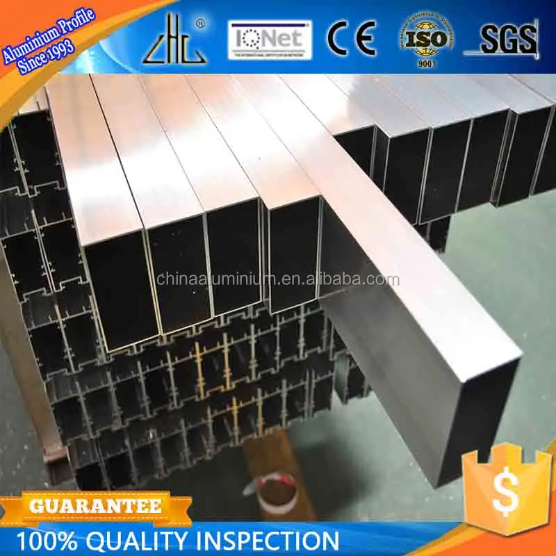 Лидер продаж! Известный анодированного алюминия пробки в Китае, 100x100 трубка/6063 круглая алюминиевая трубка трубы
