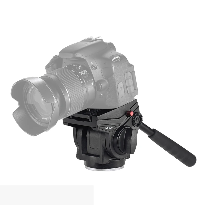 Kingjoy Heavy Duty Fluid Drag Head Pan Tilt Camera Heads For Canon 7D DSLR camera VT-3510