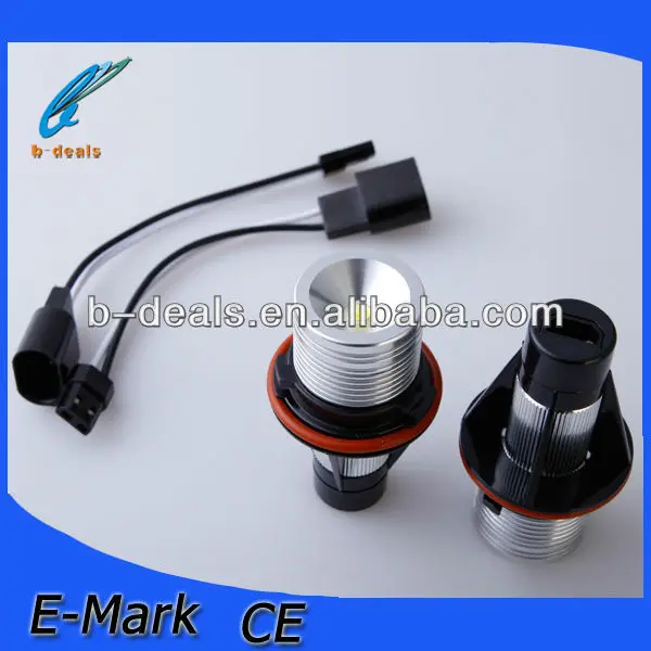 высокое качество автоматический светильник e39 светодиодные маркер глаза ангела, e39 3w маркер ангел привел глаза