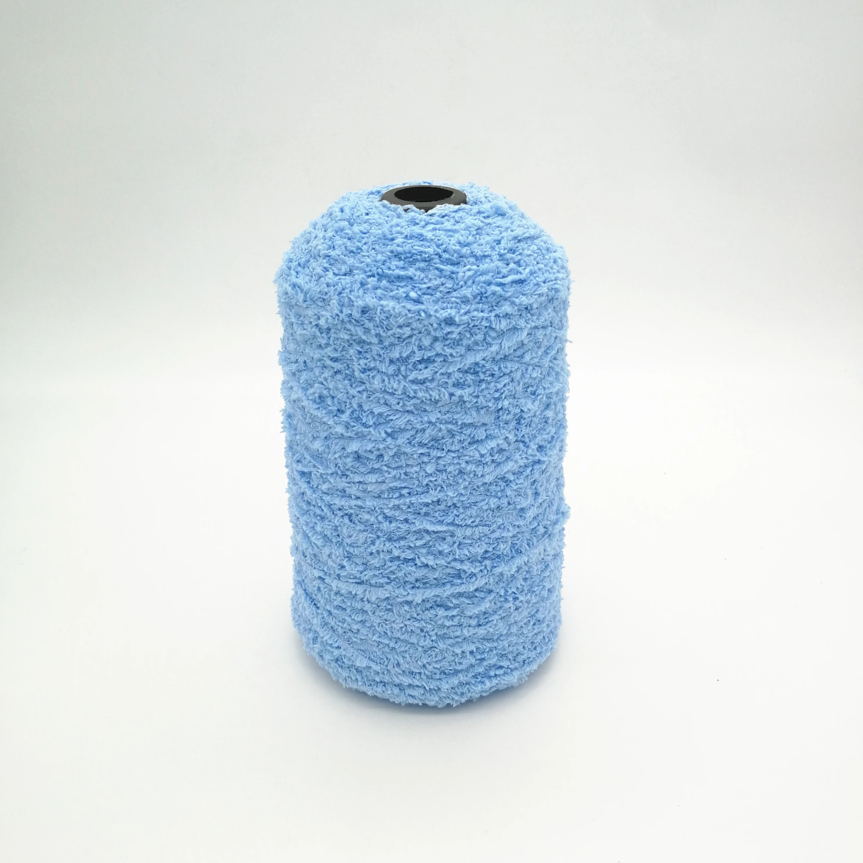 Super soft 5.8NM 8.8NM 100% polyester half velvet yarn fancy yarn for knitting hand knitting crocheting towel blanket sock