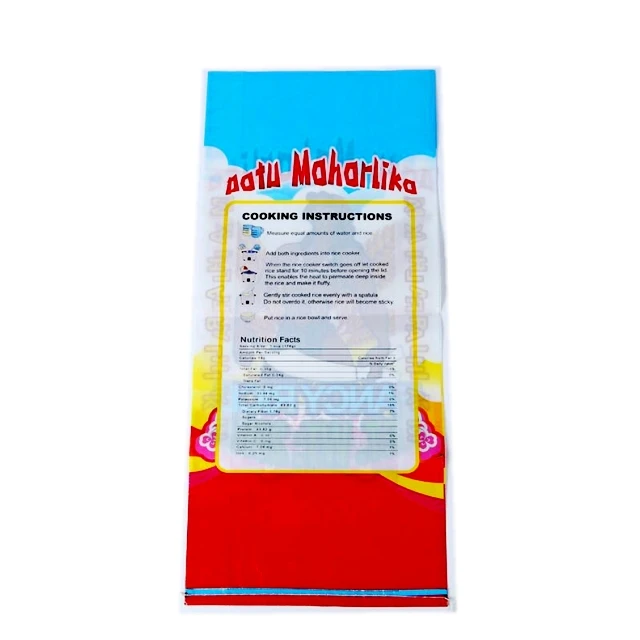 Customized 10kg,25kg plastic laminated pp woven basmati rice packaging bag for Pakstan,Afghan