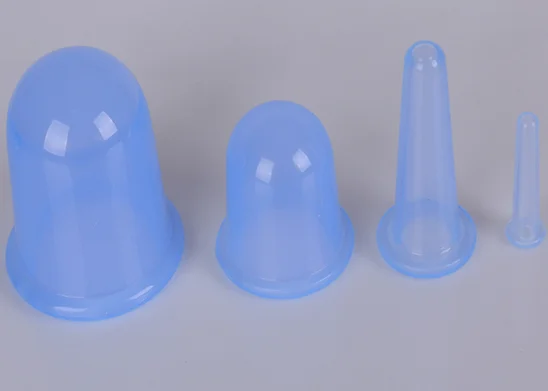 Wholesale Cupping Set Portable Silicone Cupping Cups Cupping Custom Logo Black Transparent Mini Body Therapy Silicone Face