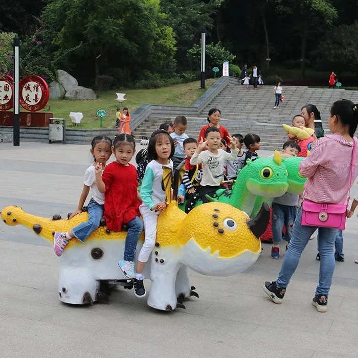 shopping mall electric dinosaur ride game equipment for kids