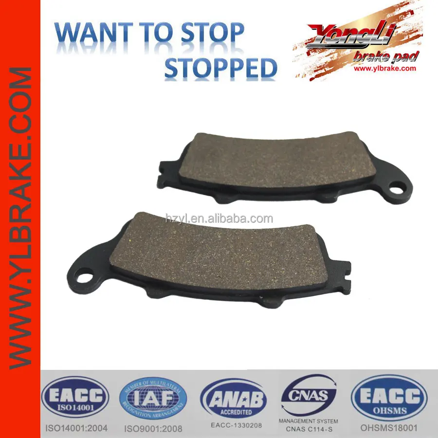 Factory in China directly supply Brake pad for honda jazz;brake pad for honda cbr1100xx;rear brake pad for 1200 Honda Crosstour