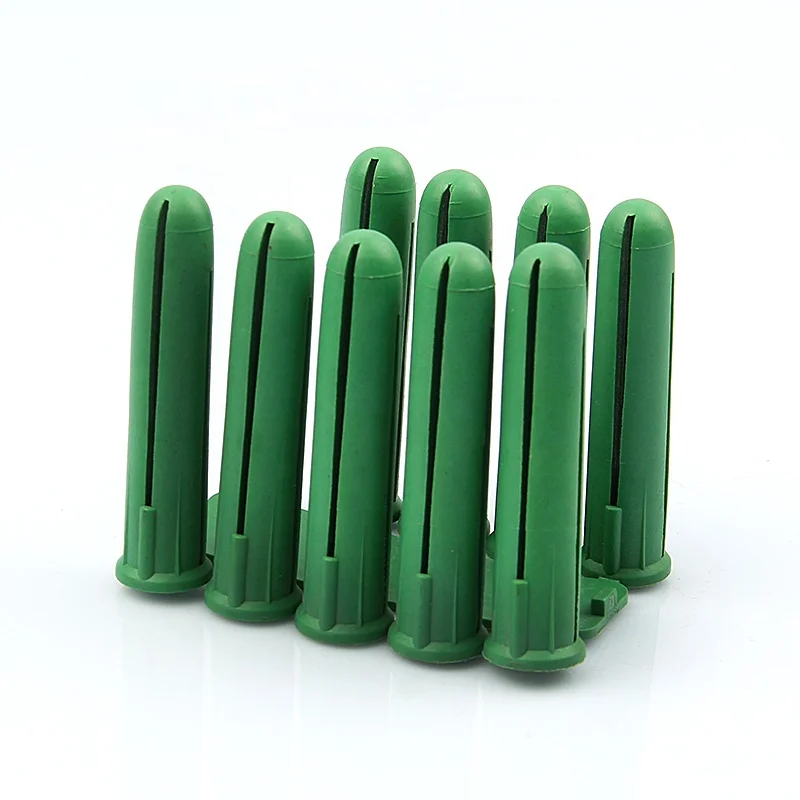 Green High Quality Colorfu Hdpe Plastic Expansion Wall Plugs 5.5MM