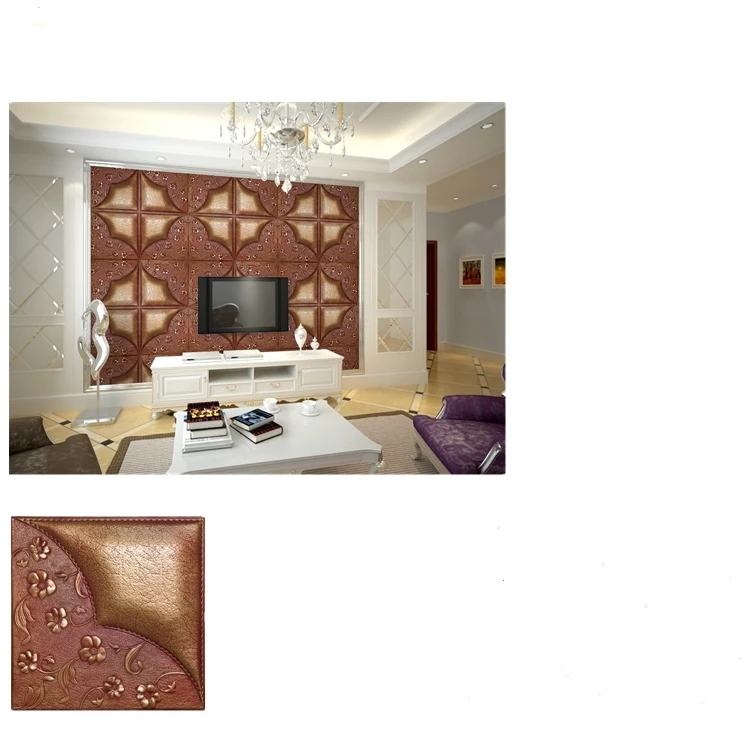 2017 decorative pvc/pu leather wall panels making machine