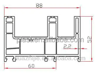 China pvc window profile manufacturers plastic pvc extrusion profiles