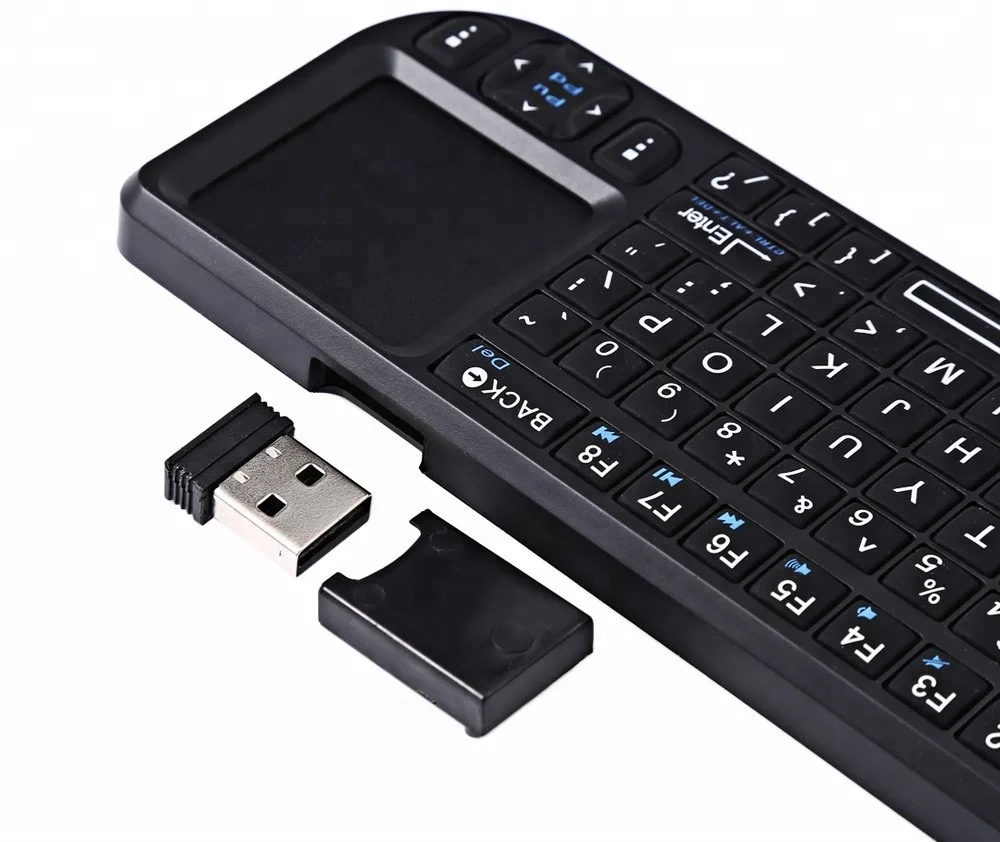 A8 Mini Portable Keyboard Wireless with Touching pad For HTPC Laptop PC