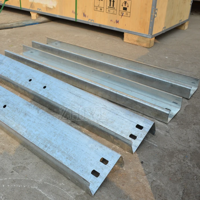 Metal Steel Structure C Z U Purlin Roll Forming Machine To Make C Z U Shape 2mm Thickness Cold Forming Machine