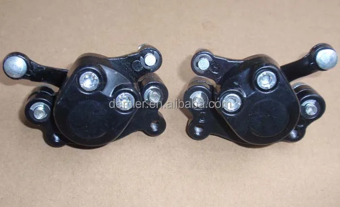 Front + Rear Disc Brake Caliper Pads For ATV Quad Dirt Mini Pocket Rocket Bike 47cc 49cc