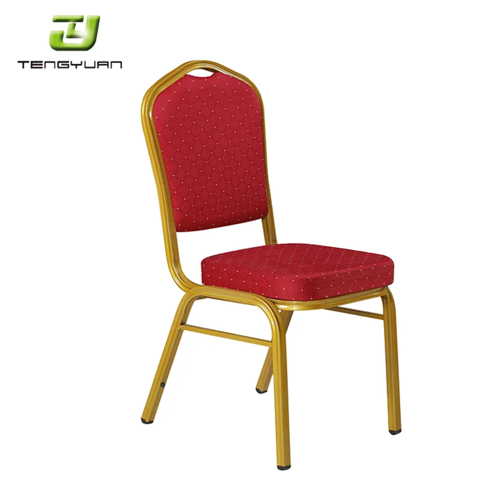 Оптовая продажа стулья для банкетных залов с золотой металлической