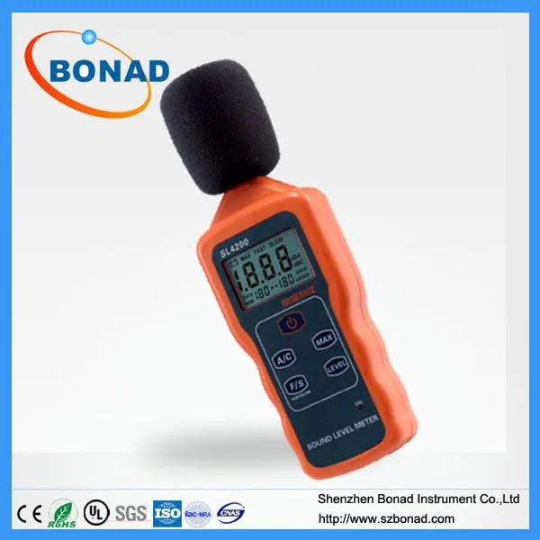 sound level meter, digital sound level tester sl4200