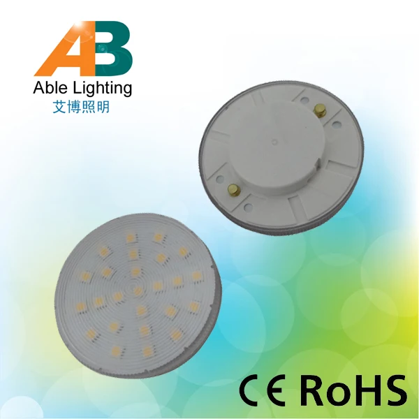 
3.5w warm white 2800k plastic led lamp gx53 12v 