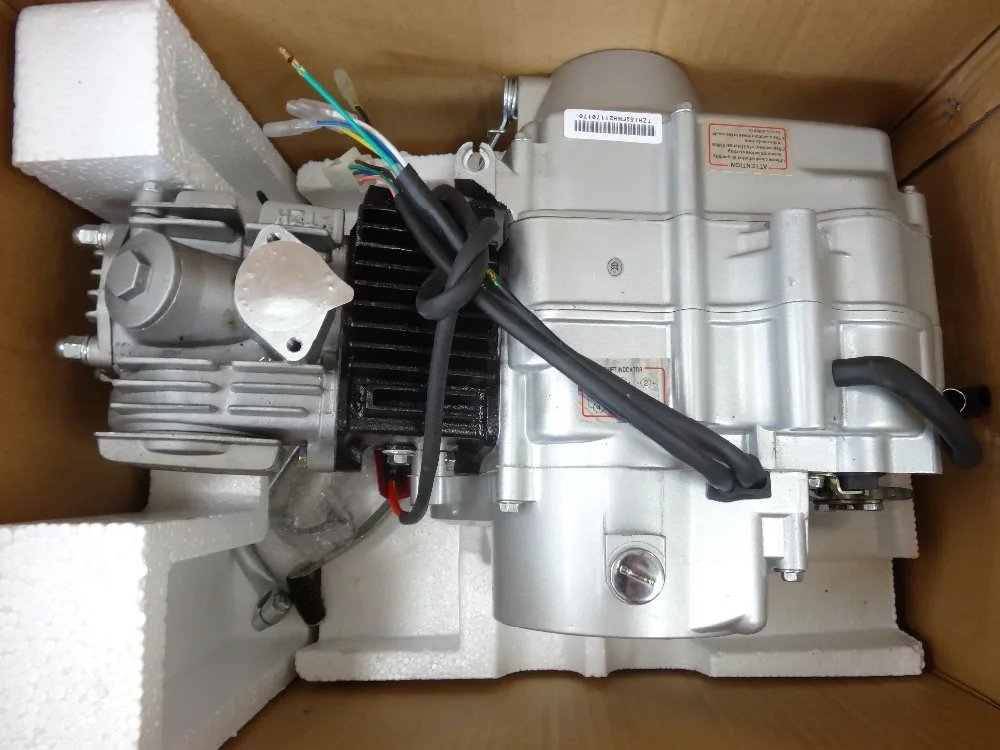 Китайские двигатели 125cc для мотоцикла, велосипеда-внедорожника, электрический старт