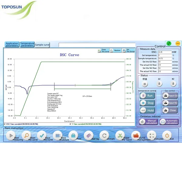 TPS-YND-OM2 multi sample differential scanning calorimeter(DSC) for oxidative induction time(OIT)