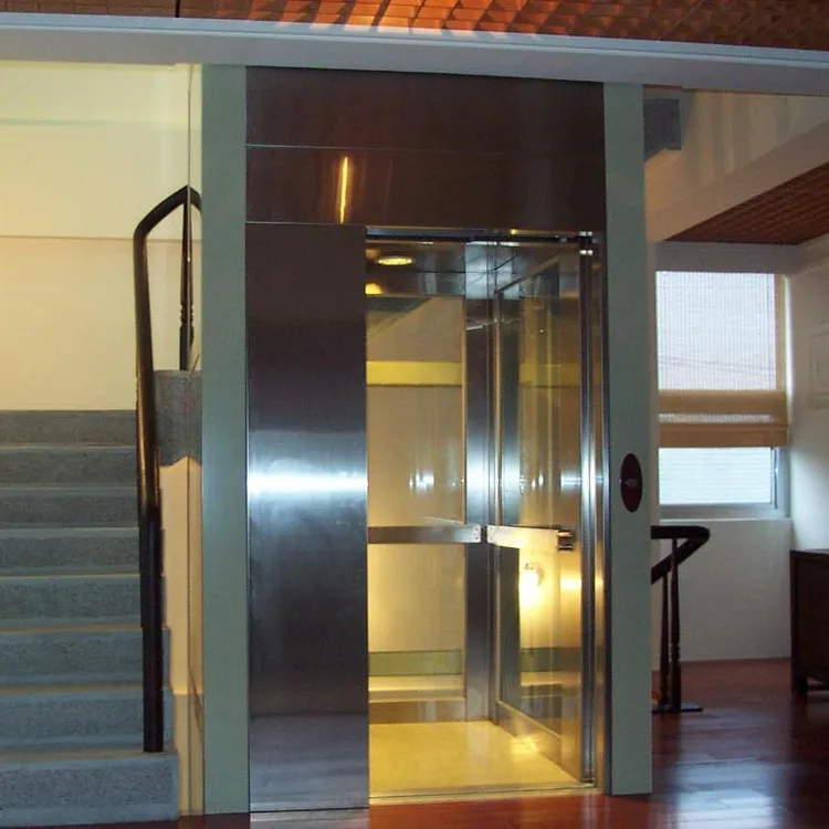 
fashion residential easy installation gearless flat belt elevator 