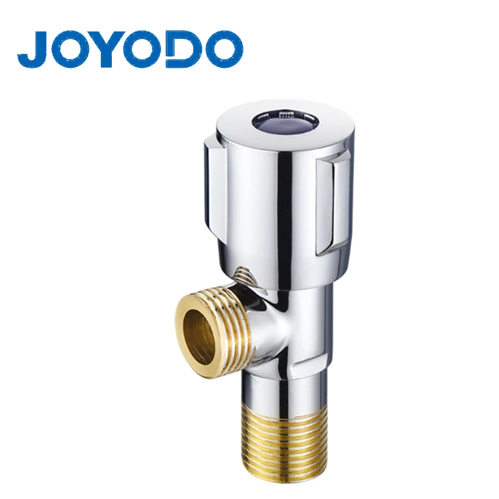 JOYODO Wholesale bathroom 1/2' copper toilet brass body brass cartridge connector stop Angle valves (62145271722)