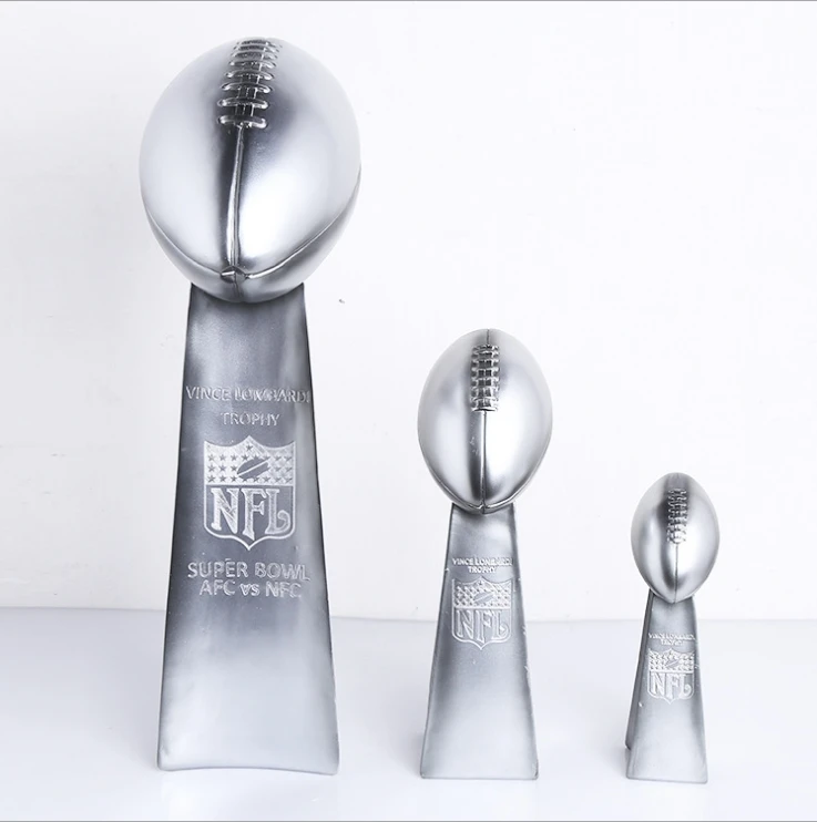 Регби трофей Фэнтези Футбол супер чаша регби игрок трофей пользовательский резиновый трофей