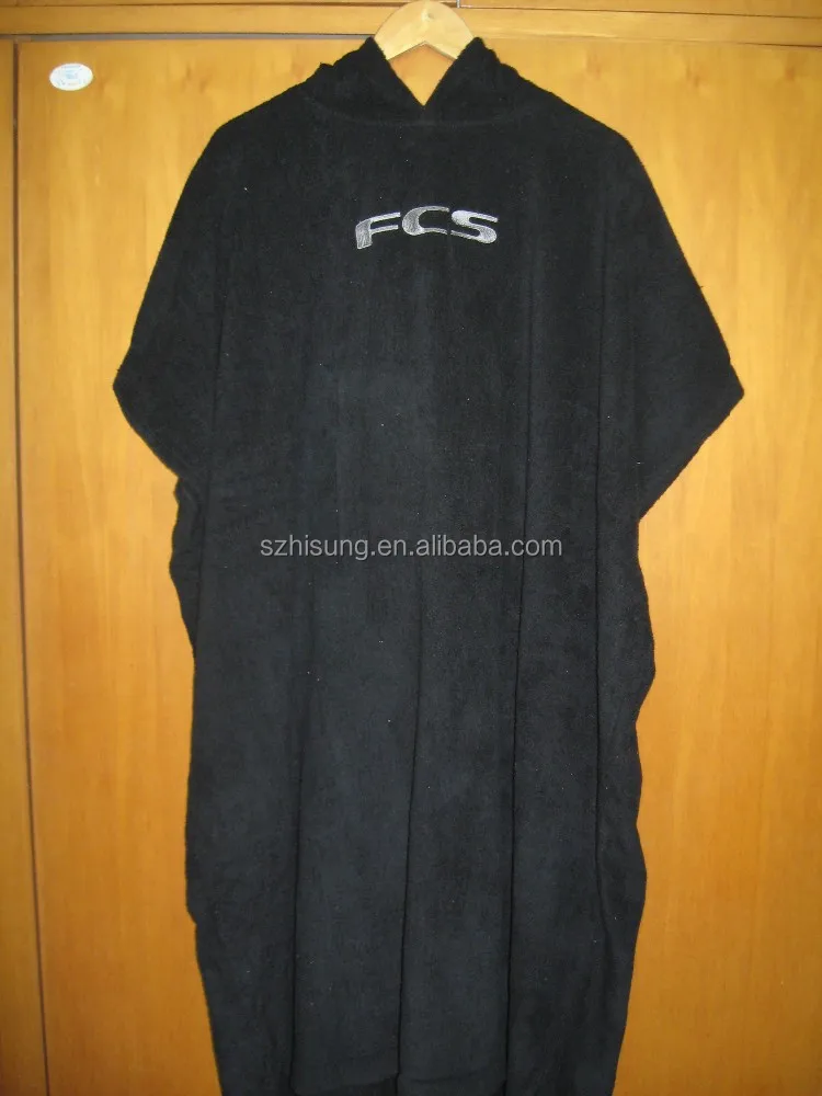 100% Cotton Terry Adult Hooded Surf Poncho Towel