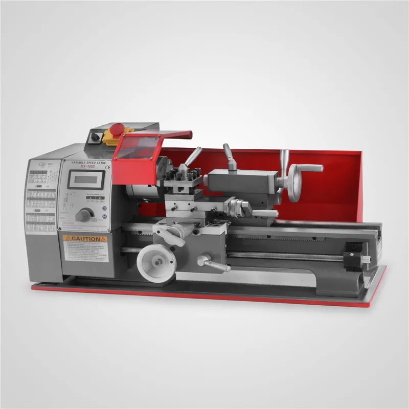 600W Metal Drilling Milling Machine Mini Turning Lathe Machine for Motorized Metal working Mini Metal Lathe-MX180CC