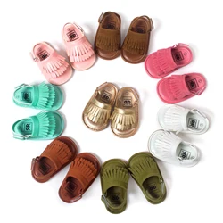 Genuine Leather baby Shoes Infants cheap baby First Walker Soft Sole Sandals leather shoes