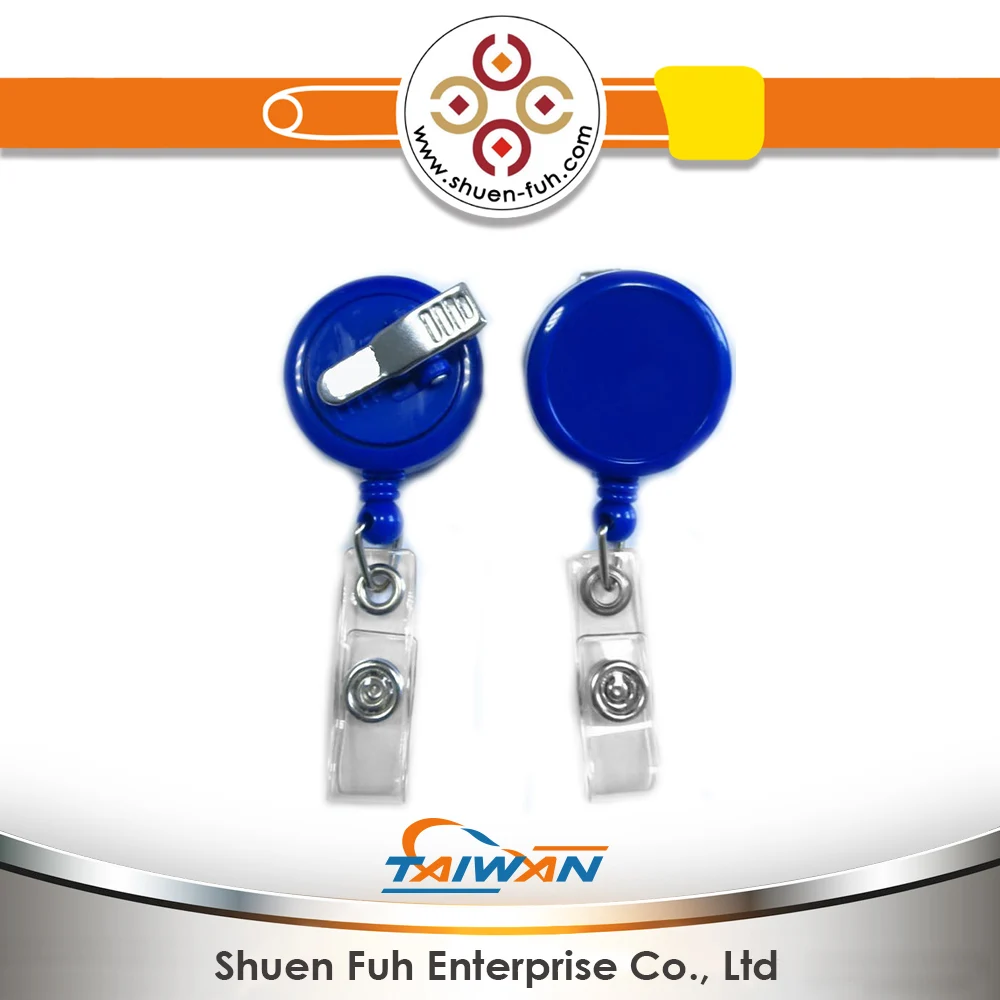 PR-03RA-2 customize dome logo plastic badge reel retractable badge holder