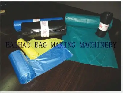 Baihao Two Lines Garbage Bag Rubbish bag Roll Making Machine