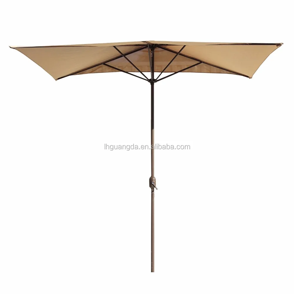 
side Small patio furniture half round shape balcony umbrella outdoor parasol 