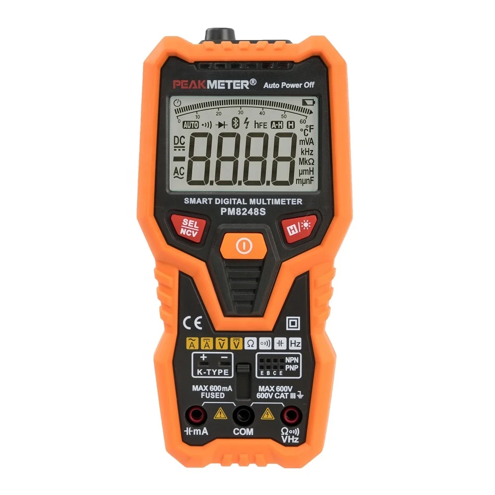 best digital multimeter PM8248S, smart digital multimeter PM8248S,wholes standard digital multimeter with back light