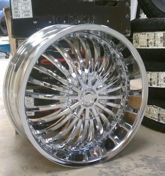 22*9.0J inch chrome  forged rim for car