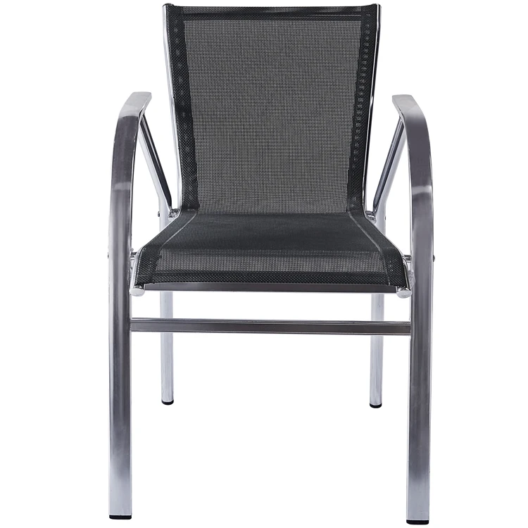 Outdoor Garden Furniture Aluminum Hotel Dining Modern Restaurant Chair