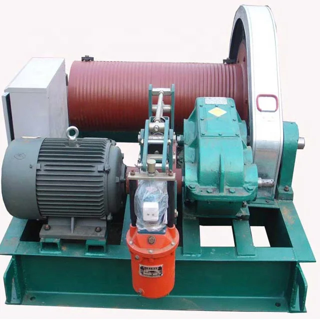 China manufacture double drum electric winch hoist