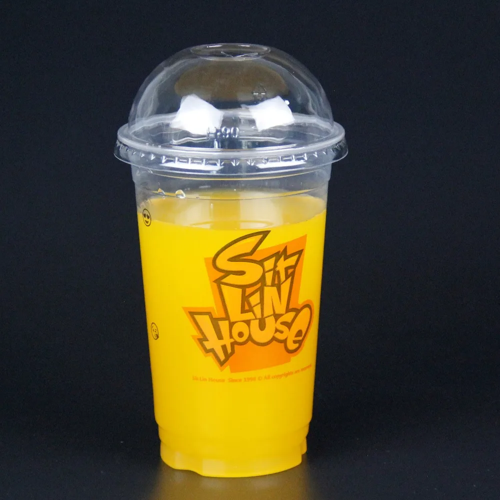 Transparent Disposable Plastic Juice Cup