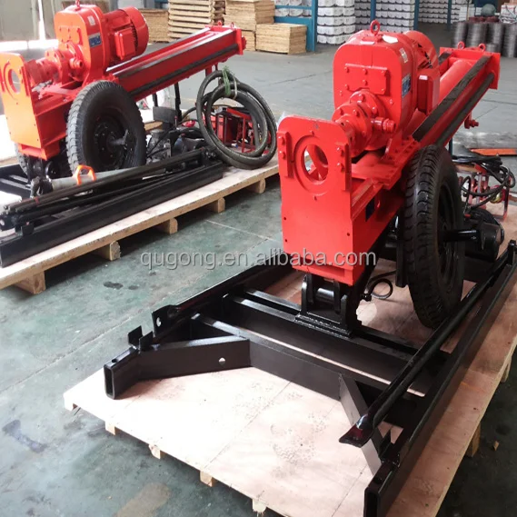 Small Deep Electric & Pneumatic down the hole hammer drill rig/bore pile drilling machine