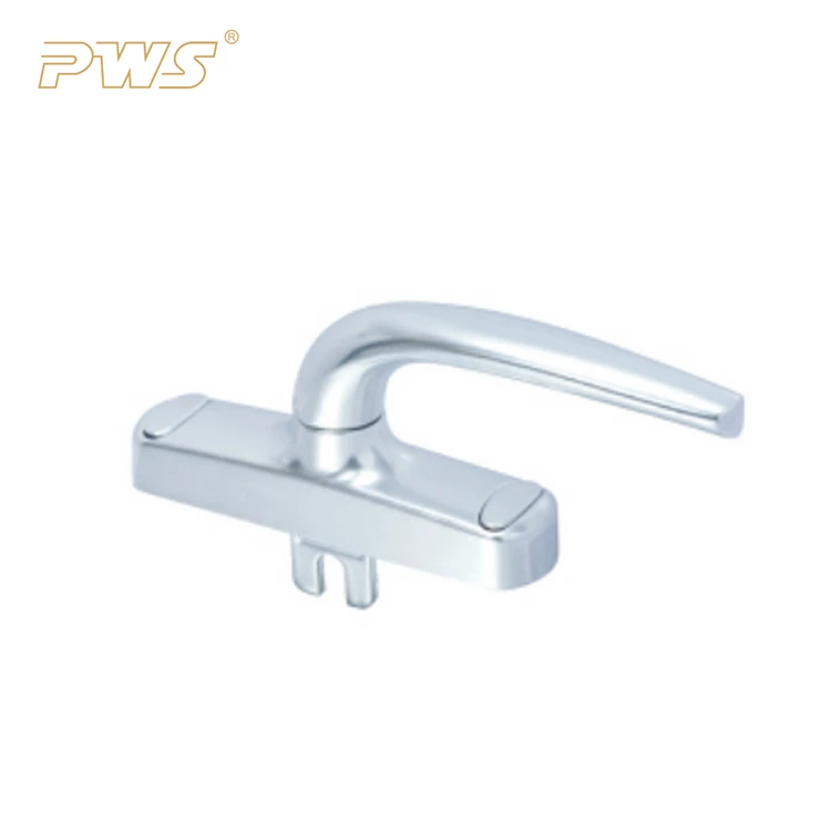80118917 PWS PVC Hardware aluminium window handle Casement door Handle casement window lock handle