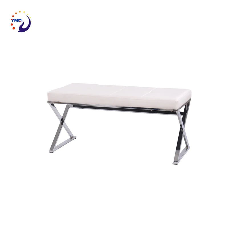long bench white grey black chair from bazhou Y1226