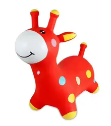 PVC Inflatable  Jumping Horse Kids Ride On bouncing animal Hopper toy