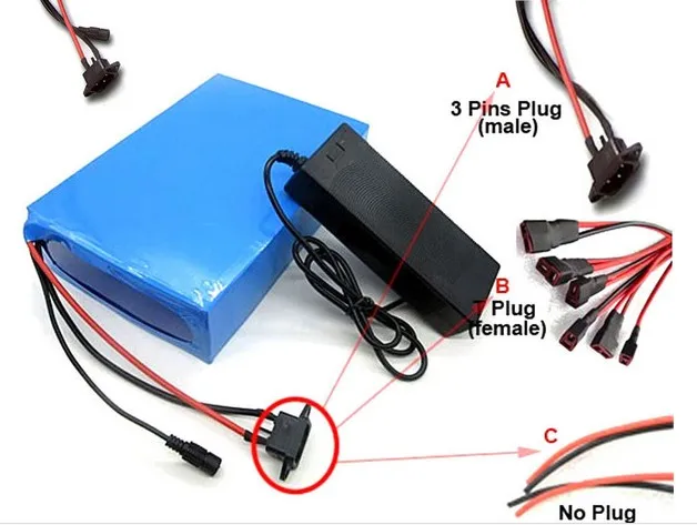 SUNB 36v 60v 72v 48v 36v 24v 12v 8ah 10ah 20ah 30ah 40ah 50ah deep cycle lithium ion battery pack