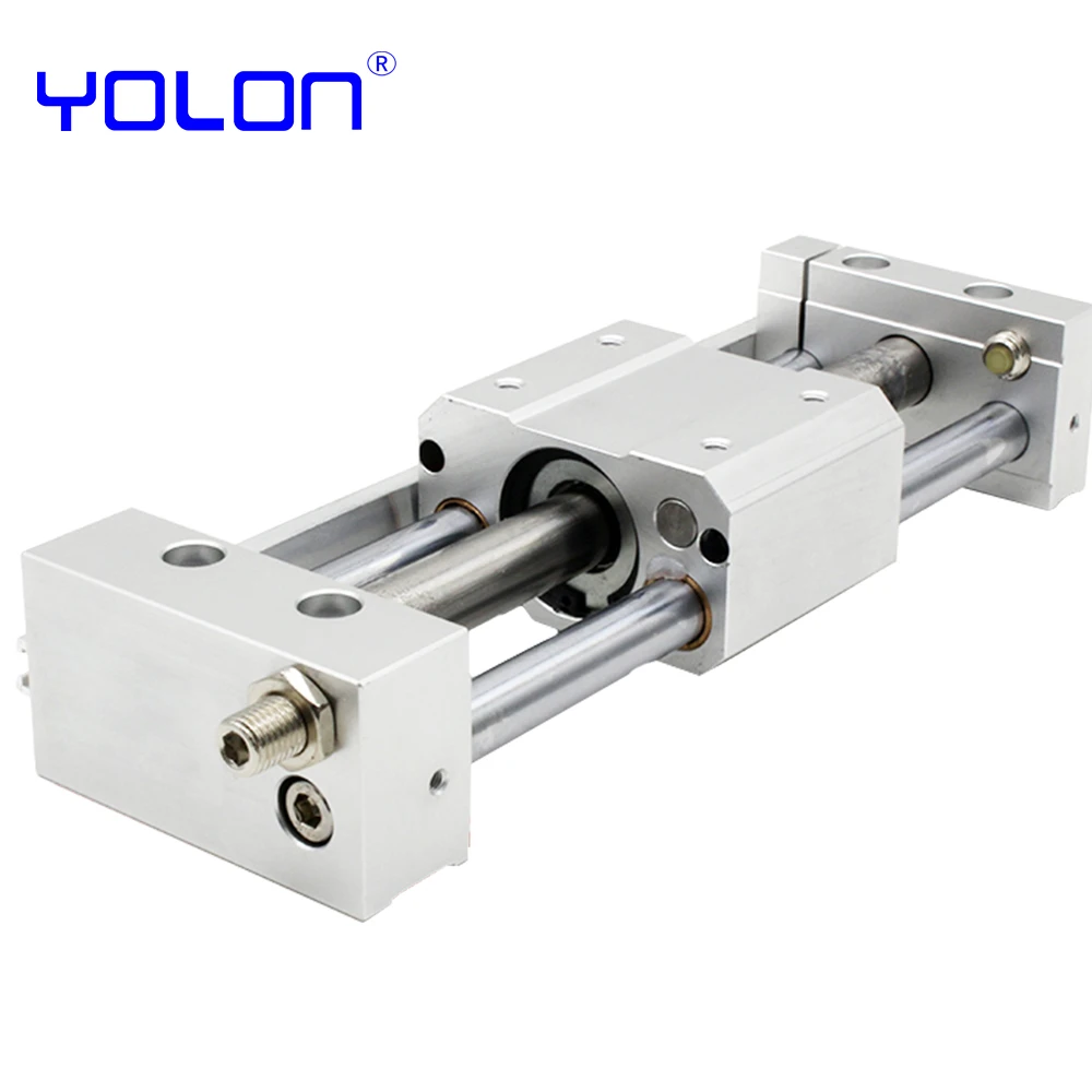 RMTL CY1L10X100 CY1L10X200  CY1L10X300 CY1L10X400 CY1L10X500 Magnetically Coupled Rodless Pneumatic Cylinder   Type SMC