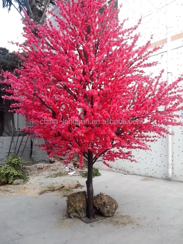 открытый 3 м высота розовый цвет шелковый вишневого дерева украшения для стола свадебные приемы