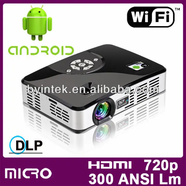 дучший домашний театр android 4.0 воды для инъекций портативный wxga 1080p высокого разрешения поддержка чтения мини-проектор