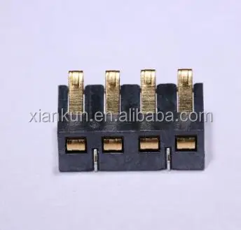 Mobile phone battery connector,4pin battery connector