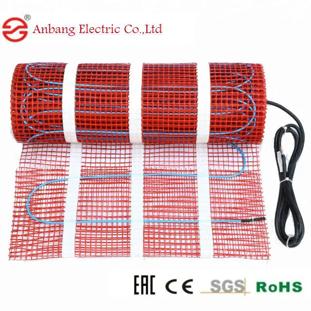 CE listed Floor Heating System Electric Floor Heating Mat Under Carpet