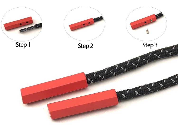 Custom high quality jewelry cord ends stopper  metal end cord