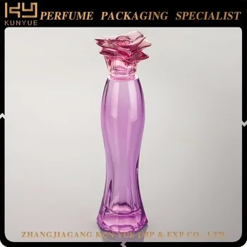 Alibaba online shopping elegant glass perfume bottle