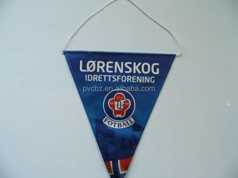 
triangle football club pennant flag 