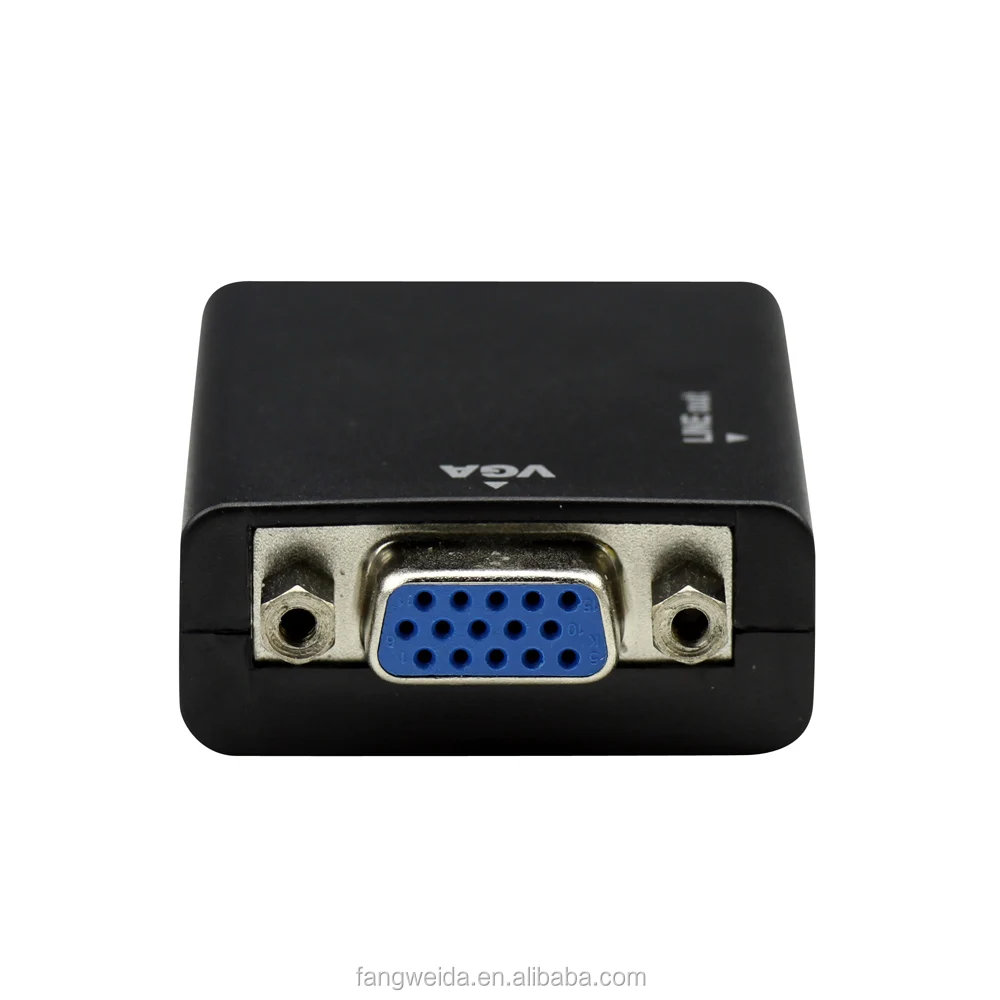 Завод OEM hd переходной кабель hdmi для vga адаптер с аудио для планшетных пк/цифровой камеры