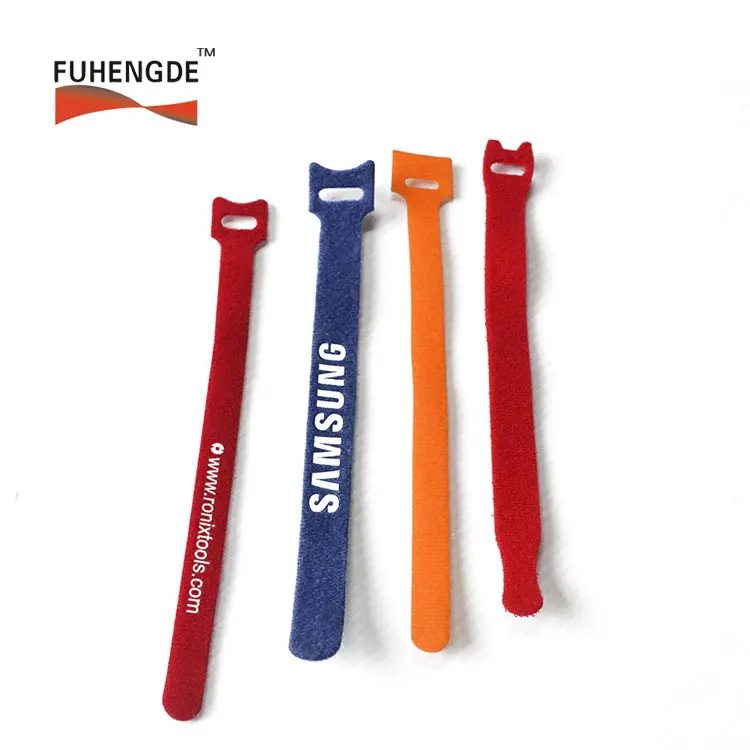 Reusable Hook and Loop Cable Ties with Microfiber